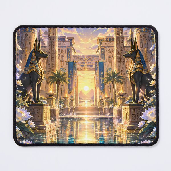 Item preview, Egyptian temple with water pond designed and sold by Helmy Dream.