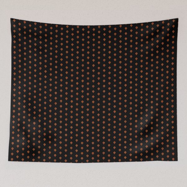 Item preview, Orange Ornate Gothic Cross Design designed and sold by pattern-archive.