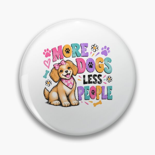 Item preview, I More Dogs Less People Dog Lover Pet Owner Canine designed and sold by RetroMini2026.