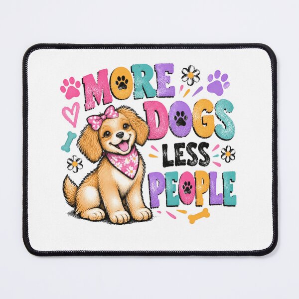 Item preview, I More Dogs Less People Dog Lover Pet Owner Canine designed and sold by RetroMini2026.