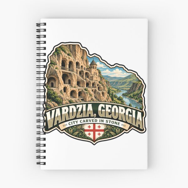 Item preview, Vardzia, Georgia City Carved In Stone Georgian Travel Souvenir designed and sold by Star3NowForMe.