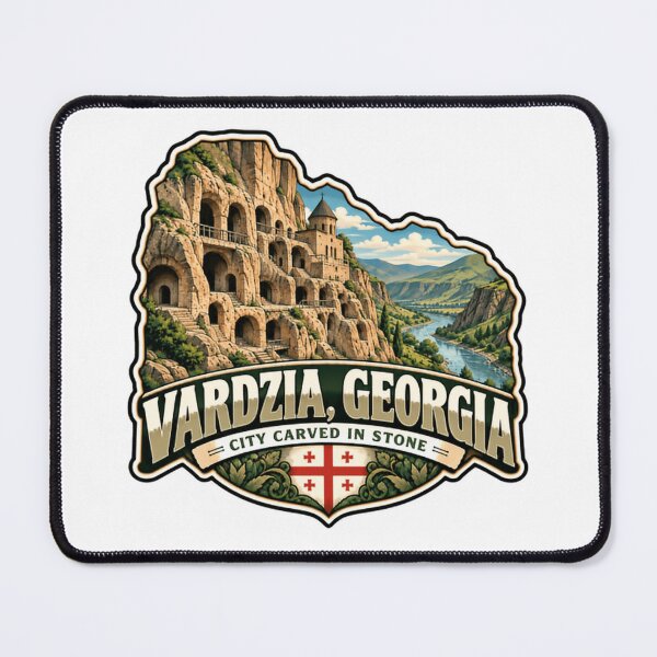 Item preview, Vardzia, Georgia City Carved In Stone Georgian Travel Souvenir designed and sold by Star3NowForMe.