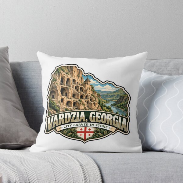 Item preview, Vardzia, Georgia City Carved In Stone Georgian Travel Souvenir designed and sold by Star3NowForMe.