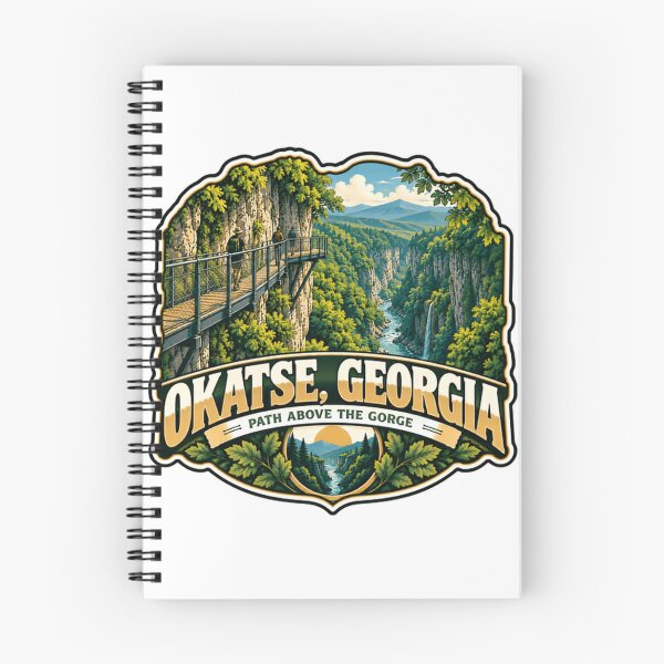 Item preview, Okatse, Georgia Path Above The Gorge Canyon Hiking Travel designed and sold by Star3NowForMe.