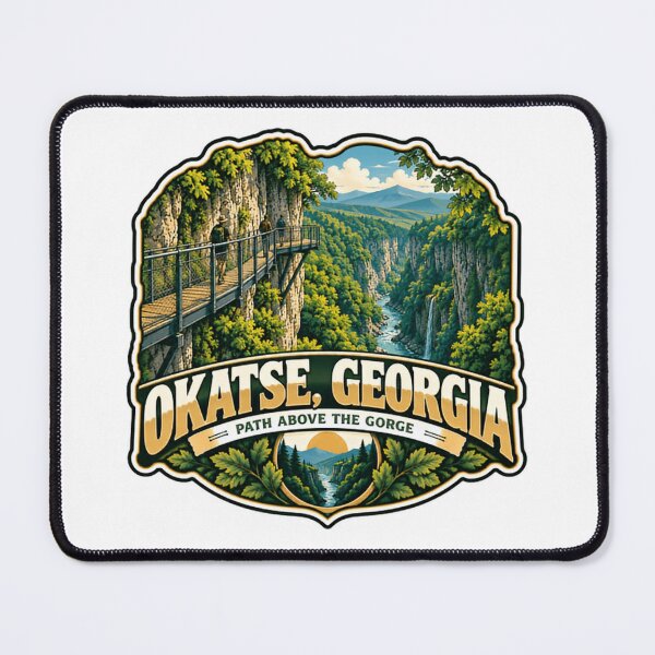 Item preview, Okatse, Georgia Path Above The Gorge Canyon Hiking Travel designed and sold by Star3NowForMe.