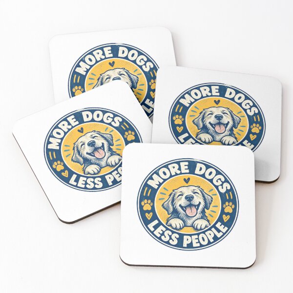 Item preview, More Dogs Less People Dog Lover Pet Owner Canine Companion designed and sold by RetroMini2026.