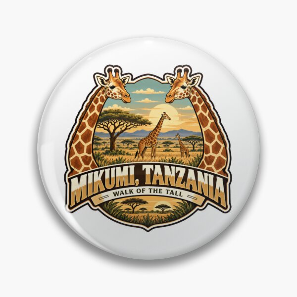 Item preview, Mikumi, Tanzania Walk Of The Tall Giraffe African Safari Wildlife designed and sold by Star3NowForMe.