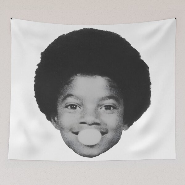 Item preview, Child portrait of MJ with chewing gum designed and sold by NF Designs Studio DTF.