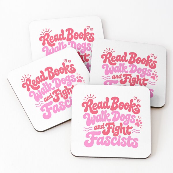 Item preview, Read Books Walk Dogs And Fight Fascists Activism Social Justice Reader Dog Lover designed and sold by SkeletonsDanger.