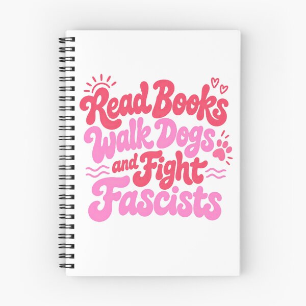 Item preview, Read Books Walk Dogs And Fight Fascists Activism Social Justice Reader Dog Lover designed and sold by SkeletonsDanger.