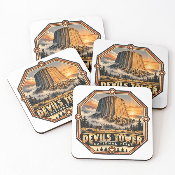 Item preview, Devils Tower National Park Wyoming Travel Souvenir Explorer designed and sold by Simsimah26Parks.