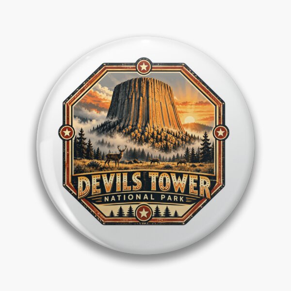 Item preview, Devils Tower National Park Wyoming Travel Souvenir Explorer designed and sold by Simsimah26Parks.