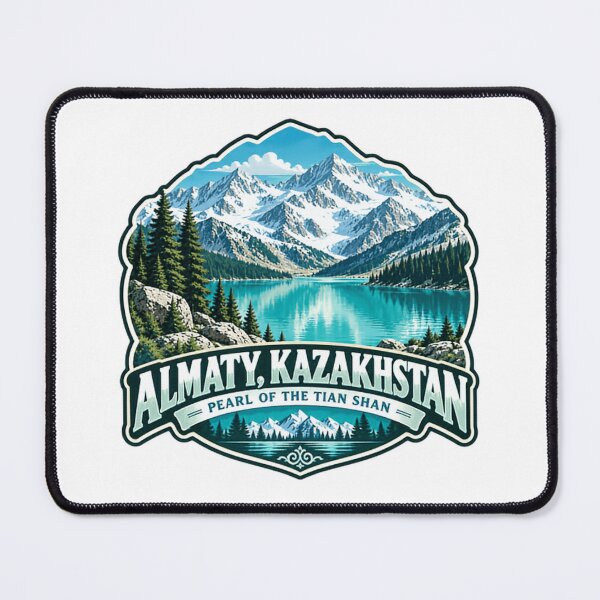 Item preview, Almaty, Kazakhstan Pearl Of The Tian Shan Mountain Travel Souvenir designed and sold by Star3NowForMe.