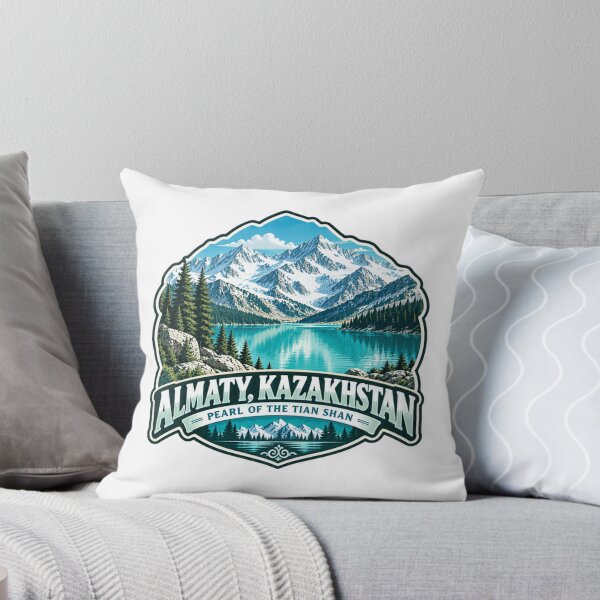 Item preview, Almaty, Kazakhstan Pearl Of The Tian Shan Mountain Travel Souvenir designed and sold by Star3NowForMe.