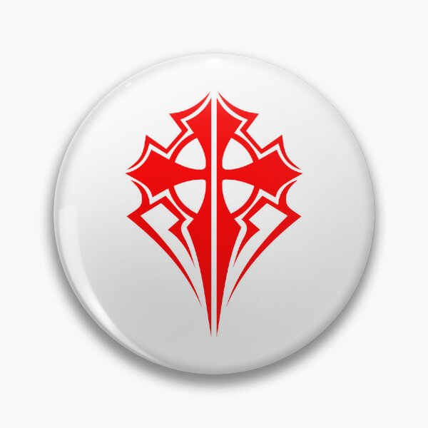 Item preview, Red Ornate Gothic Cross Design designed and sold by pattern-archive.