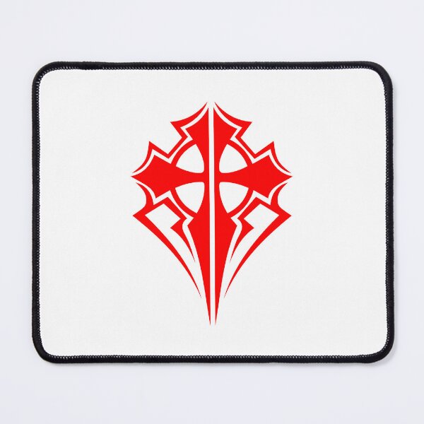 Item preview, Red Ornate Gothic Cross Design designed and sold by pattern-archive.