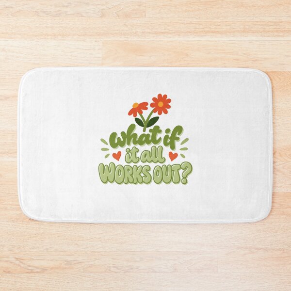 Item preview, What If It All Works Out? Optimism Positive Thinking Motivation designed and sold by SkeletonsDanger.