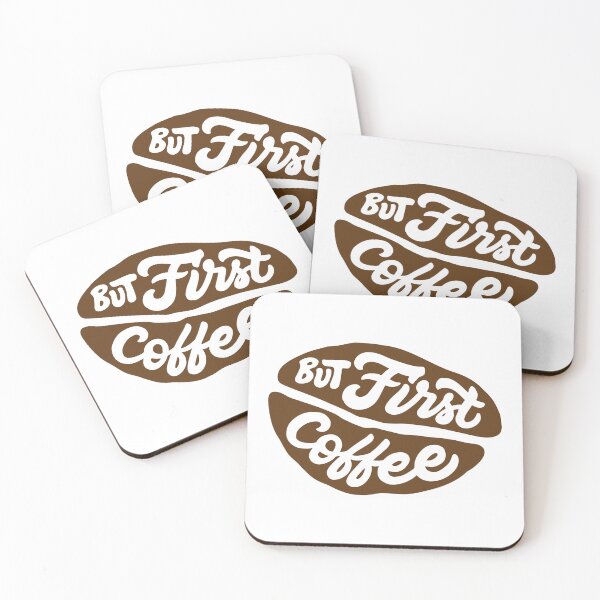 Item preview, But First Coffee Lover Morning Caffeine Drinker designed and sold by JonesFlora2025.