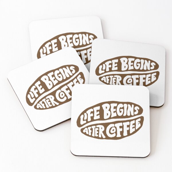 Item preview, Life Begins After Coffee Caffeine Lover Drinker Morning Enthusiast designed and sold by JonesFlora2025.