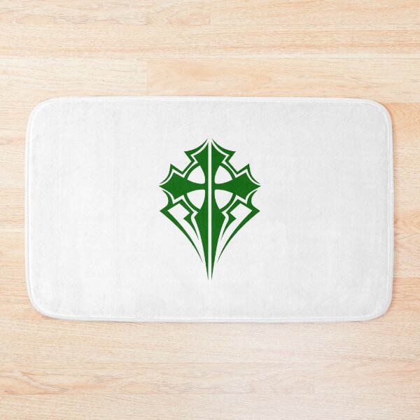 Item preview, Dark Green Ornate Gothic Cross Design designed and sold by pattern-archive.
