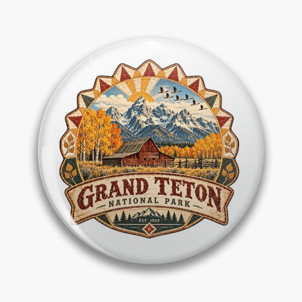 Item preview, Grand Teton National Park Est 1929 Wyoming Mountains Travel Outdoors designed and sold by Simsimah26Parks.