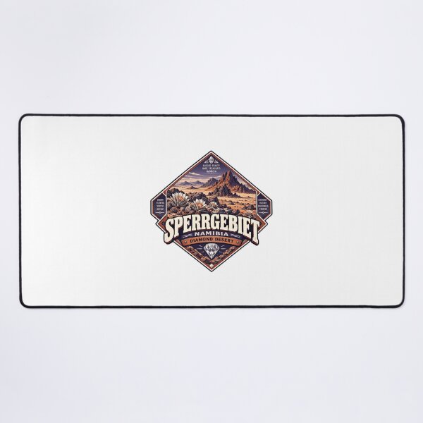 Item preview, Sperrgebiet Namibia Diamond Desert African Travel Wilderness Explorer Geology designed and sold by Star3NowForMe.