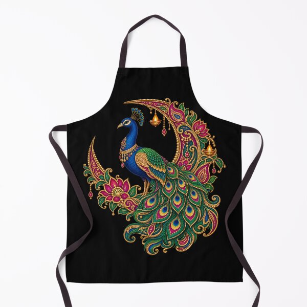 Item preview, Festive Indian peacock with paisley patterns designed and sold by lAnJefurtifeu.