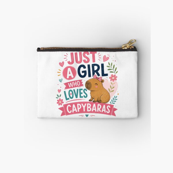 Item preview, Just A Girl Who Loves Capybaras Women Animal Lover Fan designed and sold by RetroMini2026.