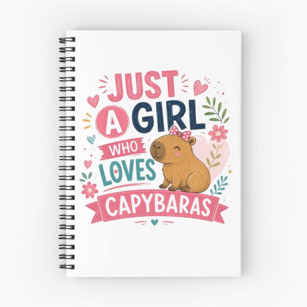 Item preview, Just A Girl Who Loves Capybaras Women Animal Lover Fan designed and sold by RetroMini2026.
