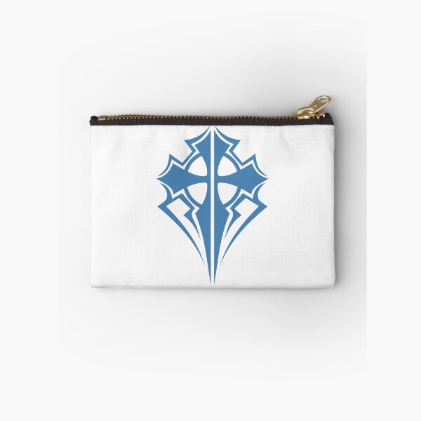 Item preview, Steel Blue Ornate Gothic Cross Design designed and sold by pattern-archive.