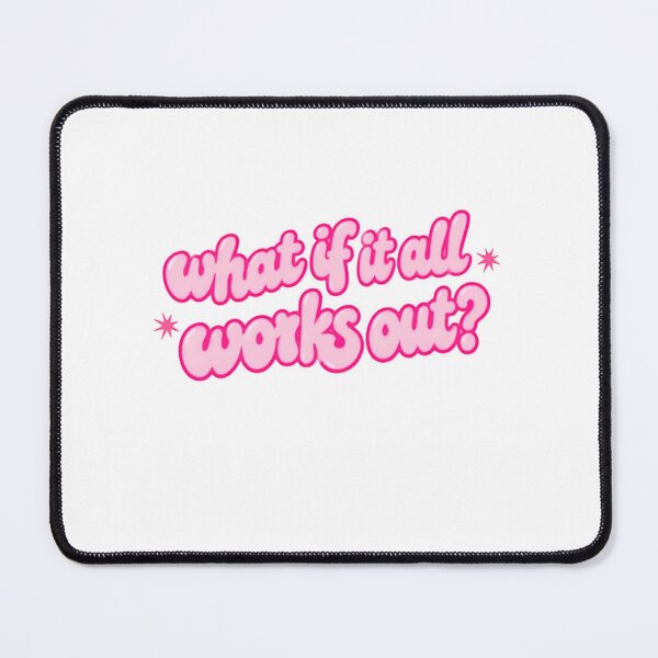 Item preview, What If It All Works Out? Positive Thinking Motivational Quote Optimistic Affirmation designed and sold by SkeletonsDanger.