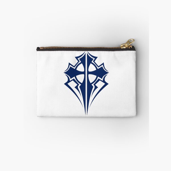 Item preview, Navy Blue Ornate Gothic Cross Design designed and sold by pattern-archive.