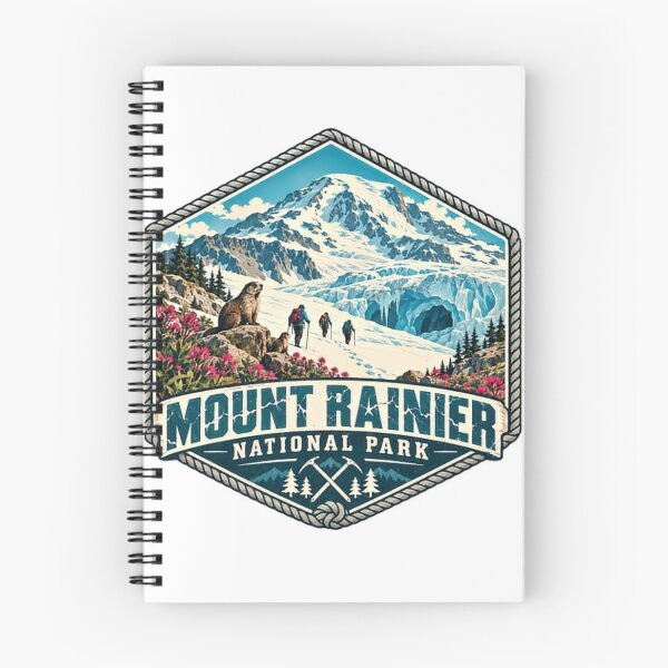 Item preview, Mount Rainier National Park Mountain Hiking Climber Explorer designed and sold by Simsimah26Parks.