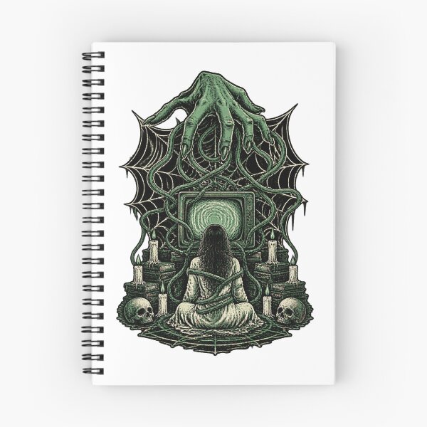 Item preview, The Web Tarotesque Dark Mystic Illustration with Gothic and Occult Elements designed and sold by SrTammutHatmakr.