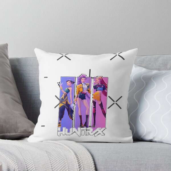 Item preview, HUNTR X Neon Slay Trio Power Poster with Vibrant Neon Colors designed and sold by OctopusRave.