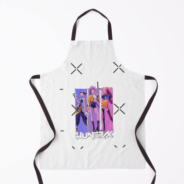 Item preview, HUNTR X Neon Slay Trio Power Poster with Vibrant Neon Colors designed and sold by OctopusRave.