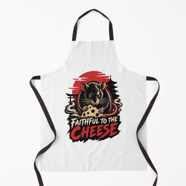 Item preview, Faithful to the Cheese Japanese Horror Rat Illustration designed and sold by ArthurBlake.
