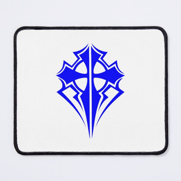 Item preview, Blue Ornate Gothic Cross Design designed and sold by pattern-archive.