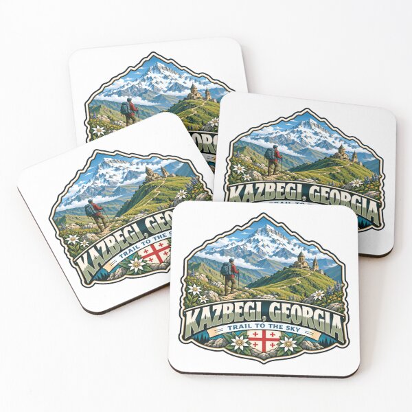 Item preview, Kazbegi Georgia Trail To The Sky Mountain Hiking Travel Destination designed and sold by Star3NowForMe.
