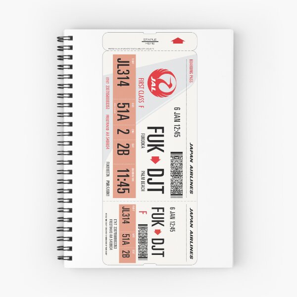 Item preview, Authentic Airline Boarding Pass to Palm Beach designed and sold by travelwitheric.