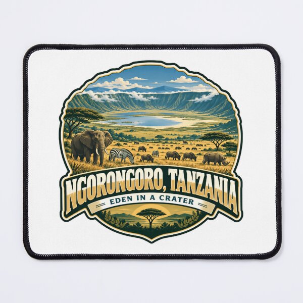 Item preview, Ngorongoro, Tanzania Eden In A Crater African Wildlife Safari Travel Vacation designed and sold by Star3NowForMe.