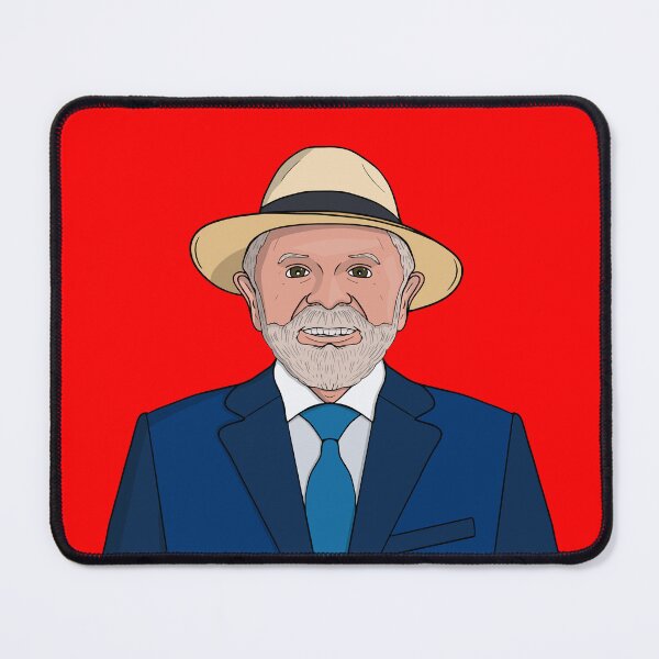 Item preview, President Lula da Silva Art - Brazilian Leader Portrait designed and sold by shopdiego.