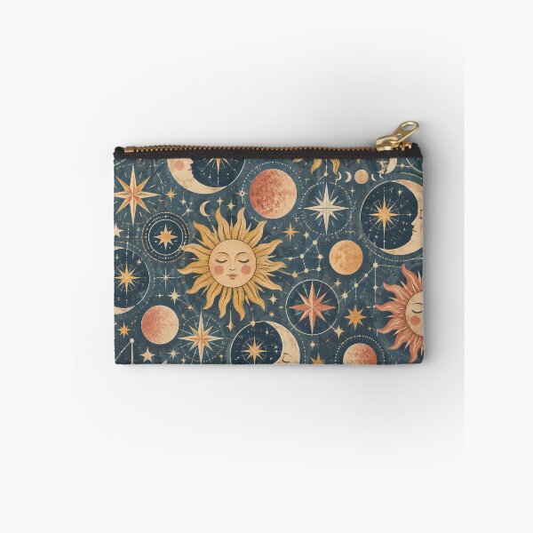 Item preview, Vintage Celestial Sun & Moon Pattern designed and sold by Glottopia.