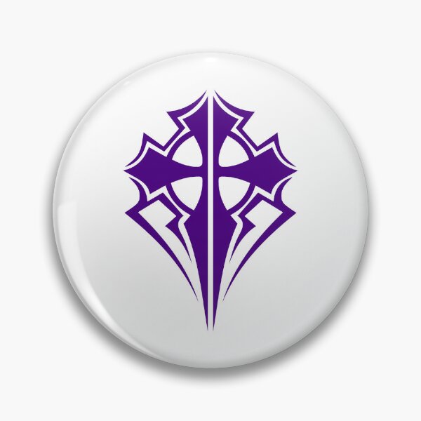 Item preview, Dark Purple Ornate Gothic Cross Design designed and sold by pattern-archive.