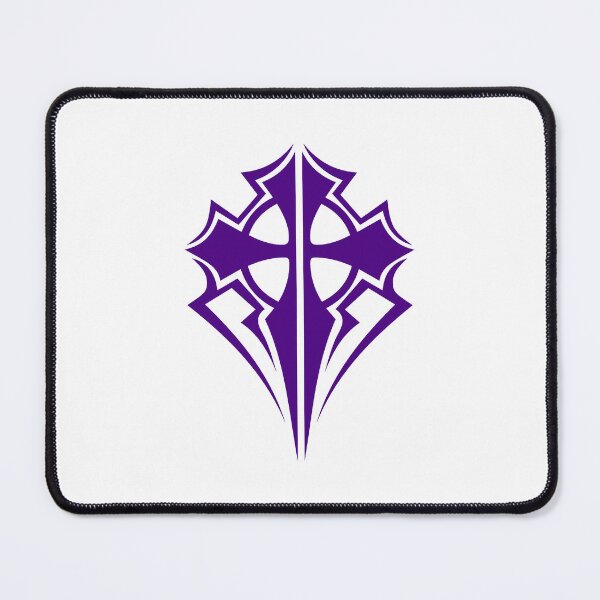 Item preview, Dark Purple Ornate Gothic Cross Design designed and sold by pattern-archive.