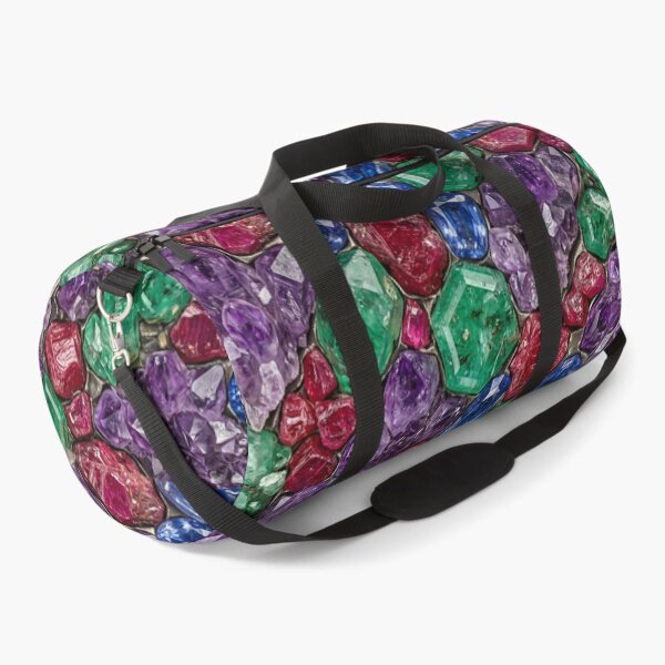 Item preview, Vibrant Interlocking Raw Gemstone Mosaic designed and sold by Solomon-Ent-144.