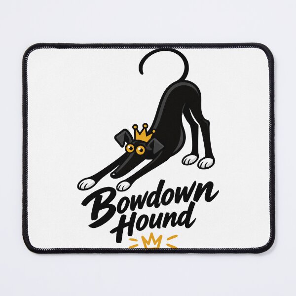 Item preview, Bowdown Hound Artistic Dog Illustration with Regal and Respectful Vibes designed and sold by SrTammutHatmakr.