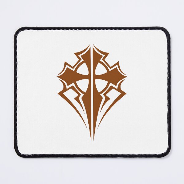 Item preview, Brown Ornate Gothic Cross Design designed and sold by pattern-archive.