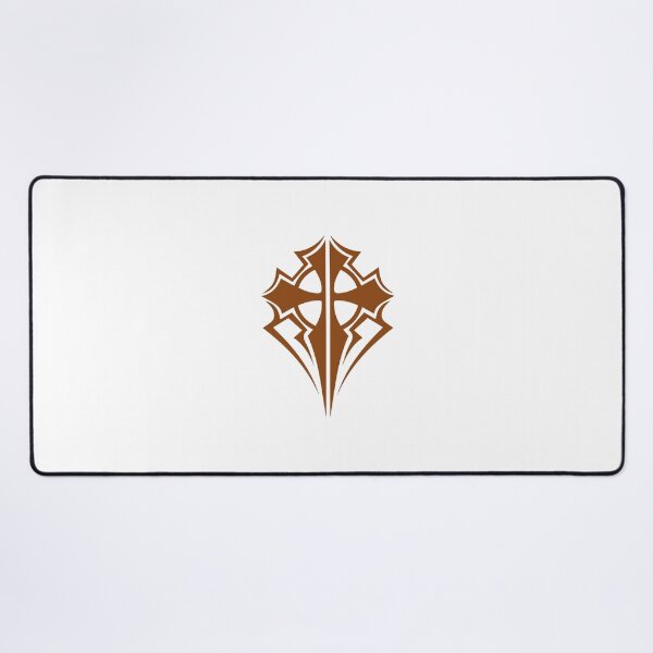Item preview, Brown Ornate Gothic Cross Design designed and sold by pattern-archive.