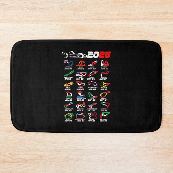 Item preview, Calendar Formula Race Cars 2026 Circuits Colors V2 designed and sold by zelkinrollf0.